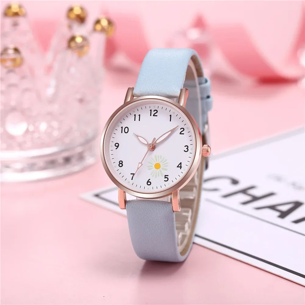 Trendy Ladies Wrist Watches Luminous Women Simple Watches Casual Leather StrapWatch Clock Femme