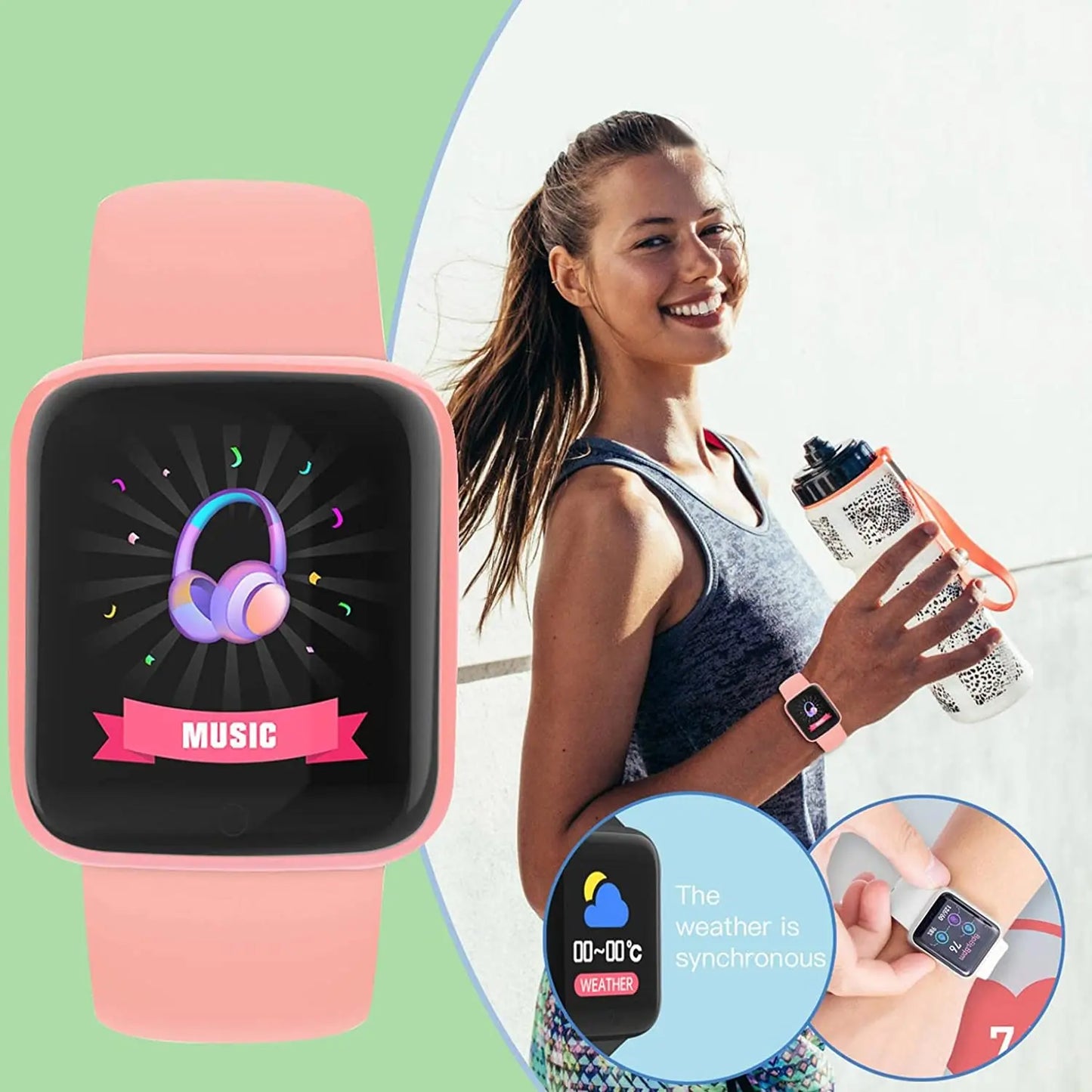 Multifunctional Smart Watch Men Women Bluetooth Connected Phone Music Fitness Sports Bracelet Sleep Monitor